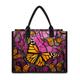 Women's Handbag Tote Boston Bag Polyester Shopping Daily Holiday Print Large Capacity Lightweight Butterfly Blue Fuchsia Green