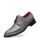 Men's Oxfords Derby Shoes Classic Casual Daily Office Career Faux Leather Non-slipping Wear Proof Lace-up Black White Summer Fall