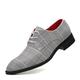 Men's Oxfords Derby Shoes Classic Casual Daily Office Career Faux Leather Non-slipping Wear Proof Lace-up Black White Summer Fall