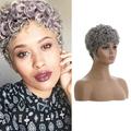 Pixie Wigs for Black Women Short Black Mixed Red Hair Wig Natural Pixie Cut Wig Short Hairstyles Wig for Black Women Synthetic Red Short Pixie Cut Wig for Old Lady Daily Use