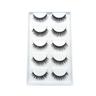 Five Pairs False Eyelashes Natural And Realistic 3D False Eyelashes Soft And Comfortable Easy To Wear Eyelashes