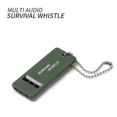 High Decibel Survival Whistle Portable Outdoor Multiple Audio Whistle Camping Emergency Hiking Accessories edc Tool