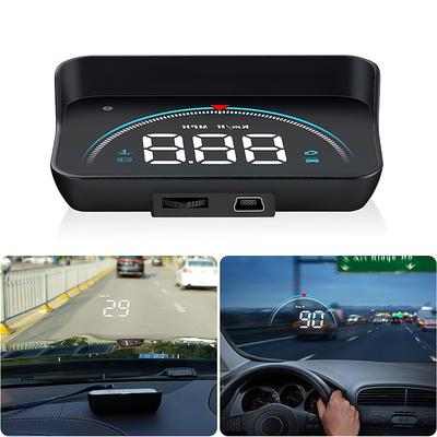 OBD2 GPS Car Projector M8 MPH KMH Auto Hud Speedometer Windshield 3.5'' Screen Size HD Car Head-up Display Alarm Accessories