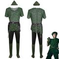 Peter Pan Wendy Fairytale Peter Pan Men's Women's Boys Movie Cosplay Halloween Carnival Masquerade Shirt Pants Accessory Set