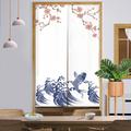 Kitchen Curtains Door Curtains Tapestry Decor,Japanese Noren Door Curtain Panel, Room Divider for Porch Livingroom Office Bedroom Patio