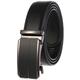 Men's Belt Faux Leather Belt Dress Belt Ratchet Belt Box Buckle Black White Faux Leather Alloy Fashion BOX Buckle Pure Color Party Daily