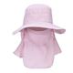Sun Hat Summer Outdoor Sunscreen Fisherman Hat Detachable Fishing Breathable Sun Hat Female Face Hat