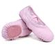 Girls' Ballet Shoes Practice Trainning Dance Shoes Performance Yoga Leatherette Loafers Comfort Shoes Ballerina Sneaker Split Sole Flat Heel Round Toe Elastic Band Slip-on Children's Almond Black