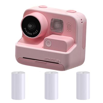 Kids Instant Print Camera Thermal Printing Camera 1080P HD Digital Camera With 3 Rolls Print Paper Video Photo for Children Toys Boy Girls Christmas Gift
