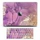 Compatible with MacBook Air 13 Inch Case 2022 2021 2020 2019 2018 Release M1 A2337 A2179 A1932 Touch ID MacBook Air Case Hard Shell Case 2 Keyboard Covers Screen Protector Pink Marble