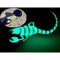 1pc Handmade Glass Pipe For Smoking Blue Glow-in-the-dark Scorpion Glass Pipe Smoking Pipe Smoking Accessories