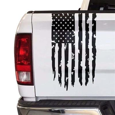 American USA Flag Truck Tailgate Vinyl Decal Car Sticker Compatible with Most Pickup Trucks and Most Vehicles