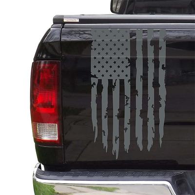 American USA Flag Truck Tailgate Vinyl Decal Car Sticker Compatible with Most Pickup Trucks and Most Vehicles
