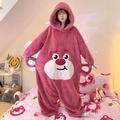 Adults' Kigurumi Pajamas Nightwear Onesie Pajamas Animal Animal Onesie Pajamas Cute Terylene Cosplay For Women's Animal Sleepwear Cartoon