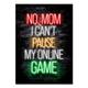 Gaming Room Decoration Poster Wall Art Video Game Canvas Painting Playroom Neon Decor Picture for Gamer Boy Bedroom Prints Decor Without Frame