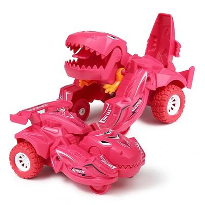 Impact Deformed Dinosaur Toy Car Inertia Car Crash Resistant and Rotatable Racing Boy Toy Car Children's Gift