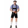 Oktoberfest Beer Costume Lederhosen Shirt Bavarian Bavarian German Wiesn Men's Traditional Style Cloth Blouse Shorts Hat