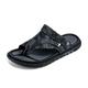 Men's Sandals Slippers Flip-Flops Flat Sandals Leather Sandals Flip-Flops Outdoor Slippers Walking Casual Beach Daily PU Breathable Booties / Ankle Boots Loafer Black Grey Black Brown Summer