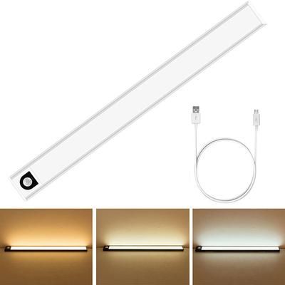 LED Night Lights Motion Sensor USB Rechargeable Ultra-Thin Kitchen Cabinet Closet Lamp PIR Motion Sensor Wireless Night Lamp Bedroom Corridor Passageway Dormitory Lighting