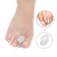 1PC Gel Toe Separators for Overlapping Toes Bunions Big Toe Alignment Corrector and Spacer (White)