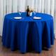 Round Tablecloths Fabric Table Cover Linens for Wedding Party Polyester Reception Banquet Events Kitchen Dining