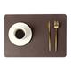 Vinyl Placemat Waterproof Pu Leather Heat Resistant Dining Table Place Table Plate Mat Xmas Decor Fall Kitchen Table Mats Indoor Outdoor