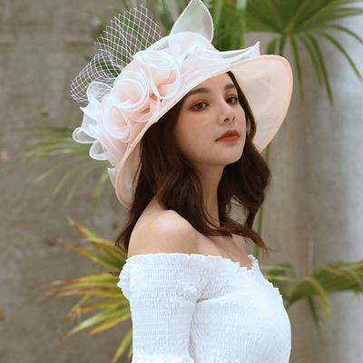 Women's Hat Sun Hat Portable Sun Protection Comfort Outdoor Dailywear Holiday Pure Color Floral Floral