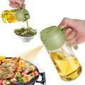 Olive Oil Spray Bottle Oil Dispenser Bottle for Air Fryer Portable Olive Oil Sprayer for Cooking for Soybean Oil Olive Oil Camping Grilling