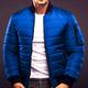 Men's Jacket Casual Jacket Outdoor Daily Wear Warm Pocket Fall Winter Plain Fashion Streetwear Stand Collar Short Black Red Navy Blue Blue Army Green Jacket