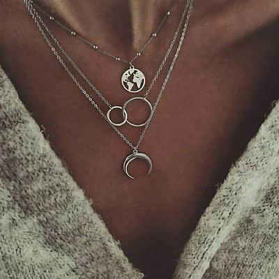 Women's necklace Chic Modern Street Geometry Necklaces / Gold / Silver / Fall / Winter / Spring