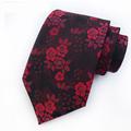Men's Ties Neckties Work Wedding Gentleman Jacquard Fashion Print Floral Formal Business