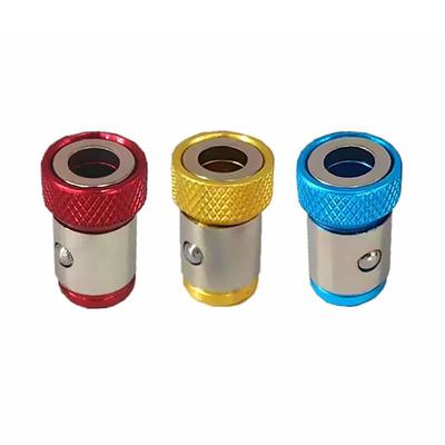 Magnetic Ring Cross Phillips Screwdriver Bit Holder 6.35mm 1/4 Universal Alloy Anti-corrosion Strong Magnetizer Power Hand Tool