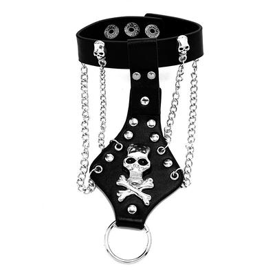 Ring Bracelet / Slave bracelet PU Leather Bracelet Finger Ring Retro Vintage Punk Gothic Alloy For Cosplay Halloween Carnival Women's Costume Jewelry Fashion Jewelry