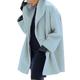 Women's Coat Regular Hooded Coat Camel Green White Black Gray Basic Essential Street Fall Lapel Regular Fit S M L XL XXL XXXL / Daily / Casual / Solid Color / Winter