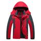 Plus Size Men's Waterproof Hiking Jacket Rain Jacket Hoodie Jacket Detachable hat Windbreaker Raincoat Outdoor Windproof Weatherproof Lightweight Breathable Trench Coat Outerwear Top Fishing Climbing