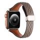 Leather Link Compatible with Apple Watch band 38mm 40mm 41mm 42mm 44mm 45mm 49mm Rugged Magnetic Clasp Luxury Genuine Leather Strap Replacement Wristband for iwatch Ultra 2 Series 9 8 7 SE 6 5 4 3 2 1