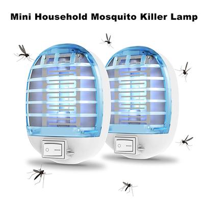 Bug Zapper Indoor, Fly Trap for Indoors, Electronic Mosquitoes Killer Mosquito Zapper with Blue Lights for Living Room, Home, Kitchen, Bedroom, Baby Room, Office(2 Packs)