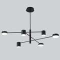 6-Light 6 Lights LED Industrial Chandelier/ Ambient Light Black Painted for Living Room Bedroom 110-120V/ 220-240V / Warm White/ White