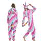 Kid's Adults' Kigurumi Pajamas Nightwear Unicorn Animal Onesie Pajamas Funny Costume Flannel Cosplay For Men and Women Boys and Girls Christmas Animal Sleepwear Cartoon