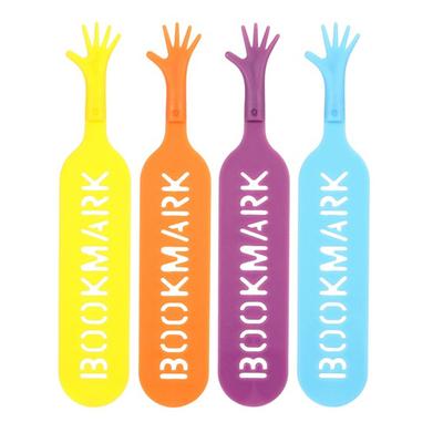 4pcs Bookmarks Clips Portable Ergonomic Design Decoration Paper for School Office Student 2.750.715 cm