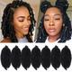 Marley Hair 10 Inch 7 Packs Pre Separated Springy Afro Twist Hair Marley Twist Braiding Hair for Faux Locs Crochet Hair Pre Fluffed Spring Twist Hair Synthetic Hair Extensions