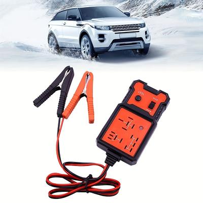 Auto Car Automotive Relay Tester For 12V 4 / 5 Pin With Battery Clips Car Electronic Relay Tester Battery Checker