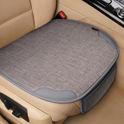 1pc Waterproof Anti-Slip Seat Cushion Cover for Front Car Seats, Easy Installation, Universal Fit