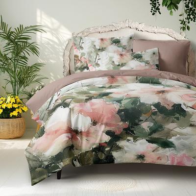 Oil Painting Floral Pattern Duvet Cover Set Set Soft 3-Piece Luxury Cotton Bedding Set Home Decor Gift Twin Full King Queen Size Duvet Cover