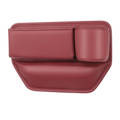 Car Seat Gap Storage Box Waterproof Leather Seat Gap Filler Console Side Organizer Bag Car Interior Accessories