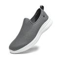 Men's Shoes Loafers Slip-Ons Plus Size Walking Casual Daily Mesh Breathable Loafer Dark Grey Black Light Grey Summer