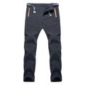 Men's Cargo Pants Trousers Tactical Pants Outdoor Quick-Dry Lightweight Waterproof Hiking Mountain Pants with Belt Breathable Quick Dry Stretch Zipper Pocket Elastic Waist Black Pants Bottoms Climbing