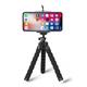 Octopus Leg Style Tripod Flexible Portable Adjustable Slip Resistant Phone Holder Mini Support with Clip for Desk Selfies Vlogging Live Streaming Compatible with Cellphone Smartphone Accessory