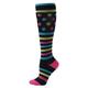 Compression Socks For Women, Extra Wide Calf Knee High Stockings For Circulation Support Sports, Unisex Closed Toe Knee High Socks For Hiking Running Nurses Pregnancy