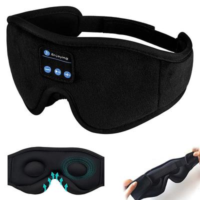 Sleep Headphones 3D Sleep Mask Bluetooth Wireless Music Eye Mask Sleeping Headphones for Side Sleepers Sleep Mask with Bluetooth Headphones Ultra-Thin Stereo Speakers Gift for Men Women